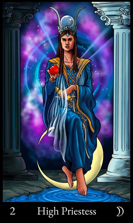 High Priestess Tarot Court Cards
